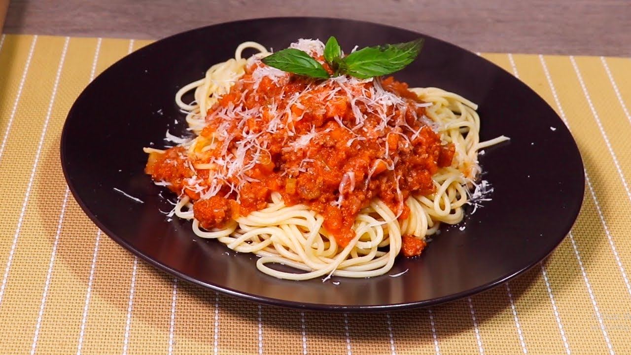 como preparar salsa boloñesa italiana cacera receta fácil| A COCINAR.