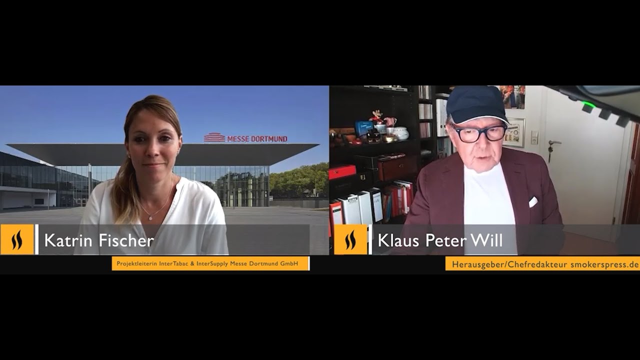 Katrin Fischer (Projektleiterin Inter Tabac & Inter Supply Messegesellschaft Dortmund) im snTVTalk