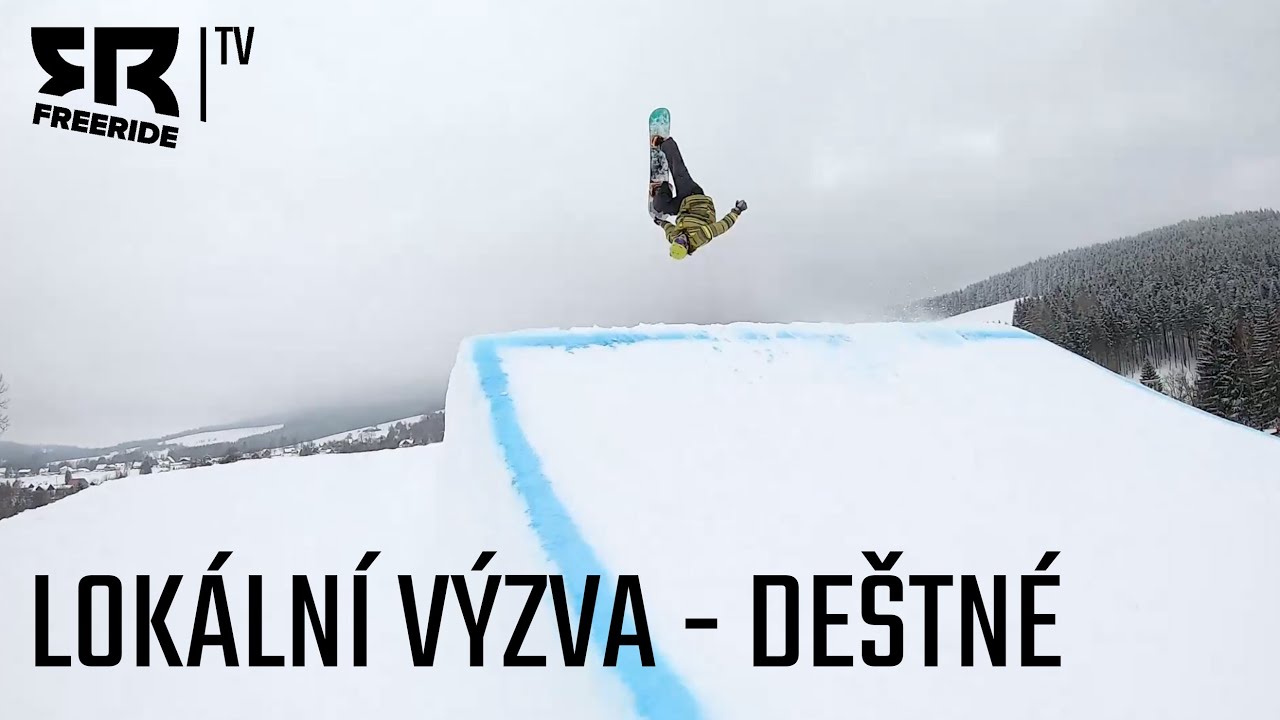 SNOWBOARDEL LOKÁLNÍ VÝZVA - DEŠTNÉ /// FREERIDETV