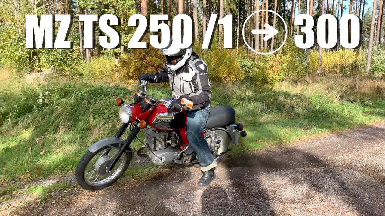 MZ TS 250/1 mit 300 ccm, Erste Tour und erster Eindruck