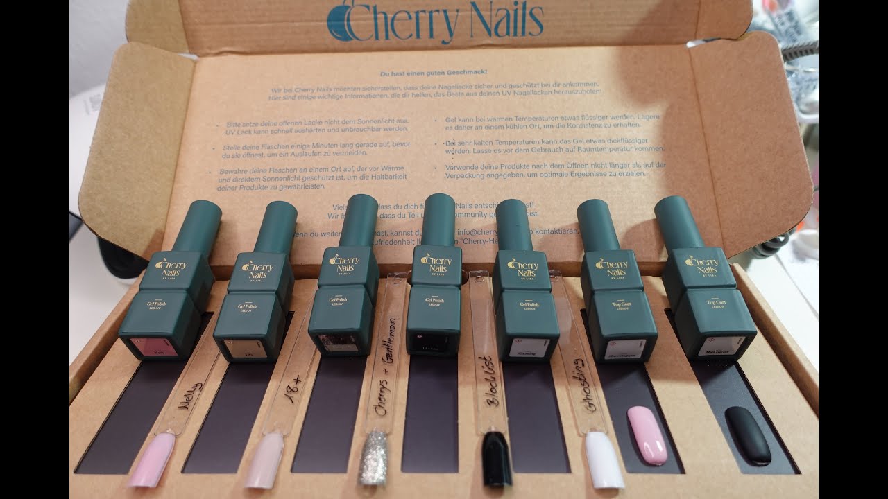 Cherry Nails Haul / Farben swatchen von Cherry Nails Shop / Top oder Flop?