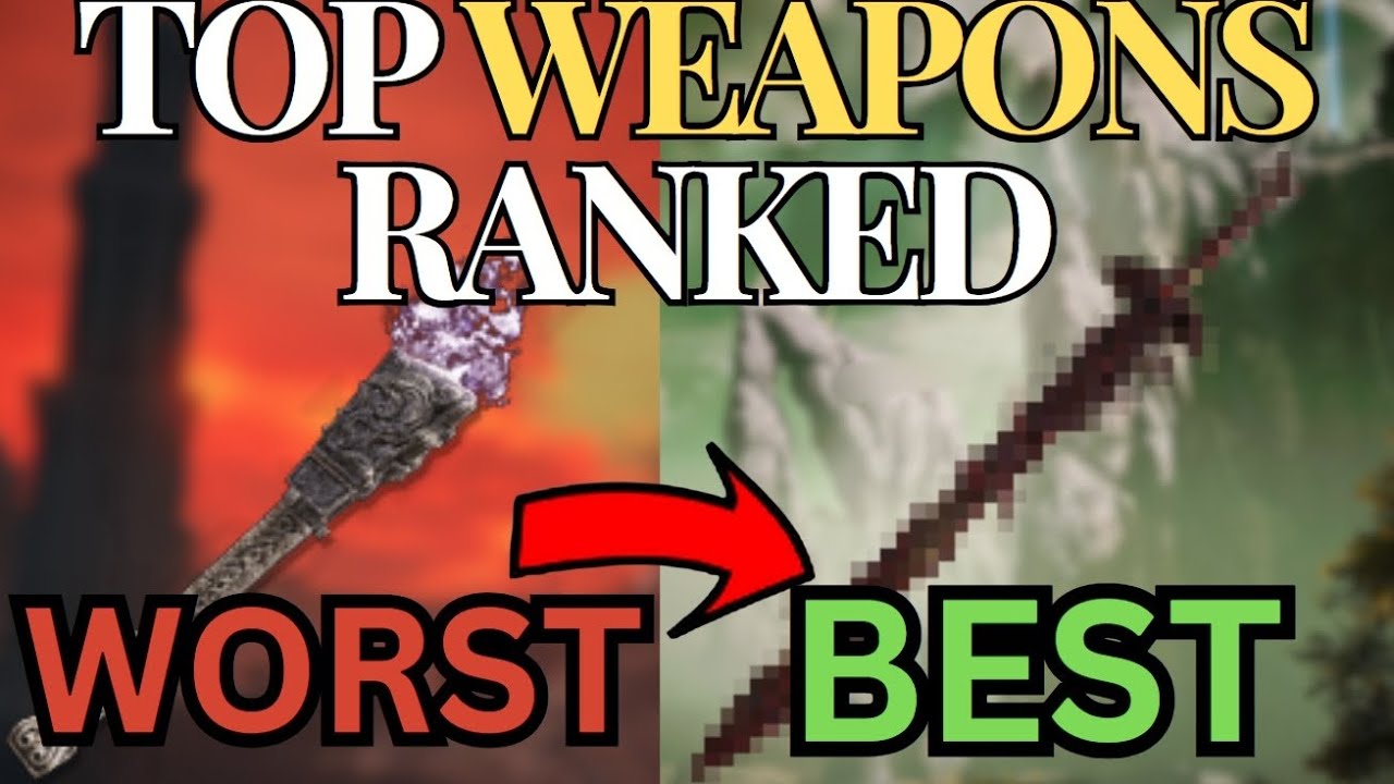 Top 10 BEST Weapons Of ALL TIME In Elden Ring