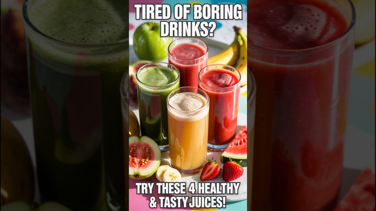 4 Delicious Natural Drinks #healthtips #health #tips #shorts #shortvideo #facts