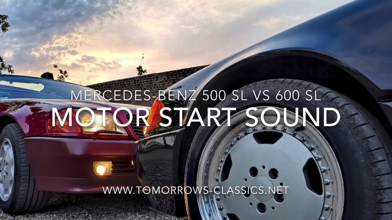 Engine Start Mercedes 500 SL vs. 600 SL (R129)