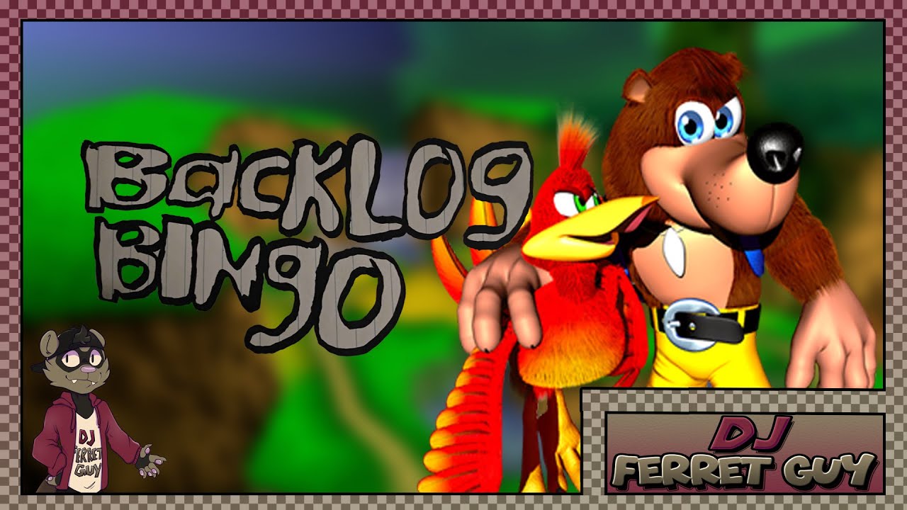 I turned my HUGE Backlog into a BINGO BOARD!!!! (Banjo Kazooie Part 4)
