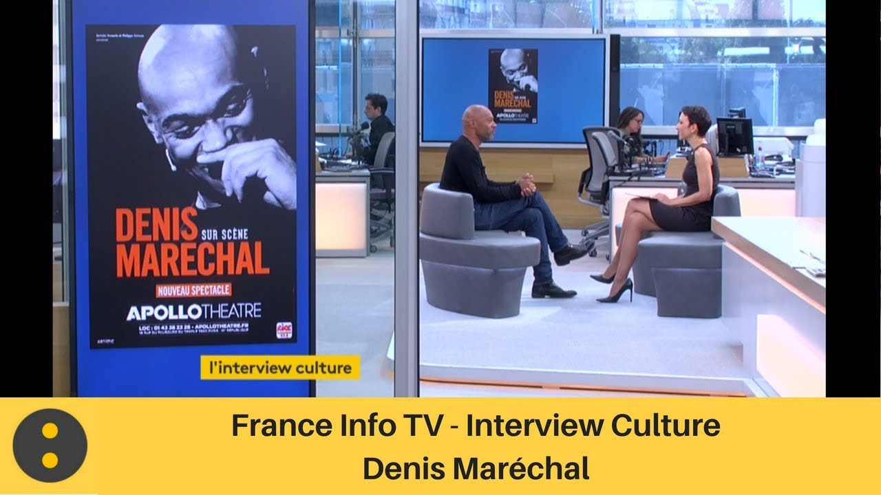 France Info TV, Interview Culture : Denis Maréchal par Isabelle Layer