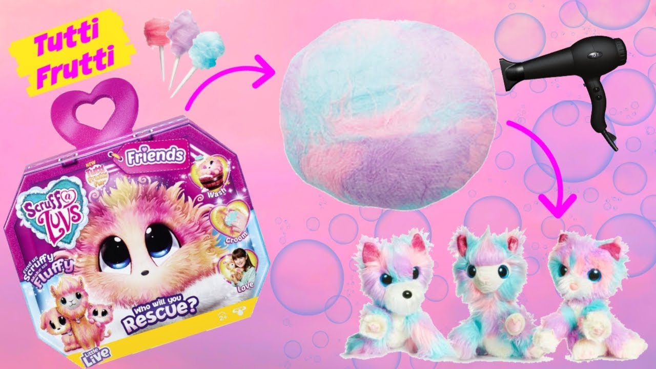 Little Live Scruff A Luvs Plush Mystery Rescue Pet Tutti Frutti Friends