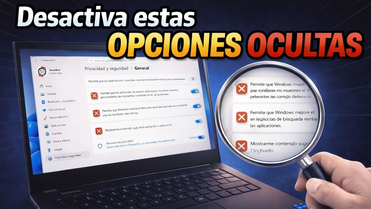Windows 11 te Espía MÁS de lo que Crees… Desactiva estas Opciones Ocultas!