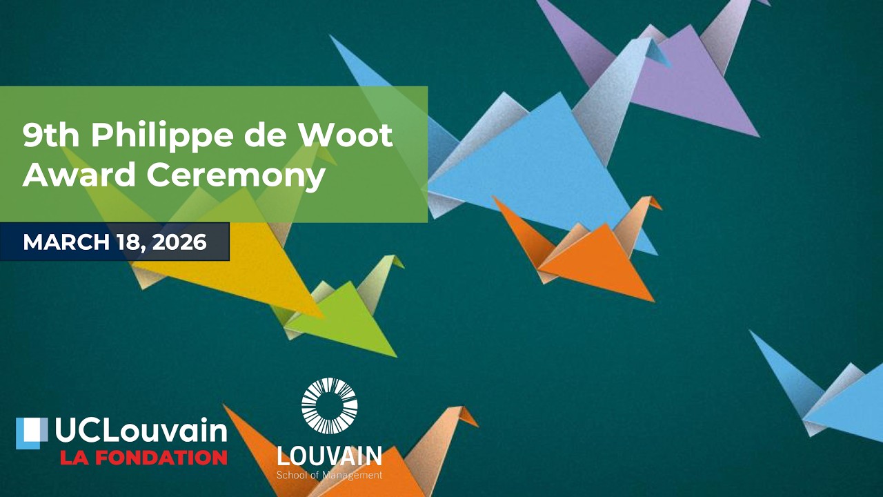 Philippe de Woot Award 2026
