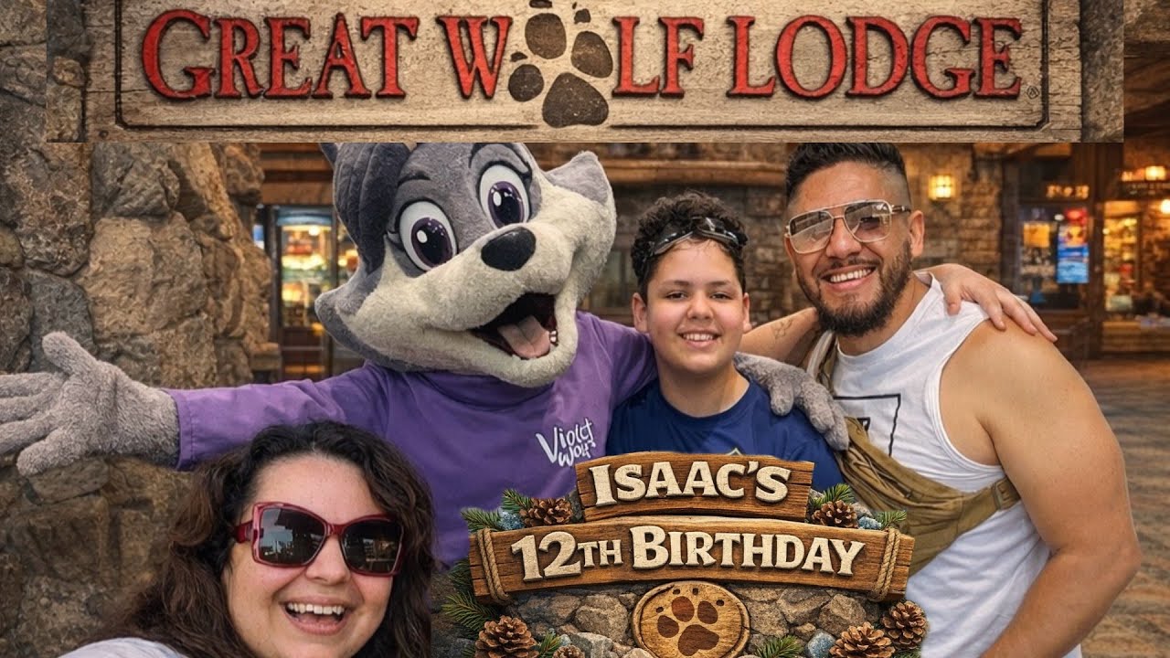 🐺🎉 Isaac Turns 12 – Family Fun at Great Wolf Lodge!