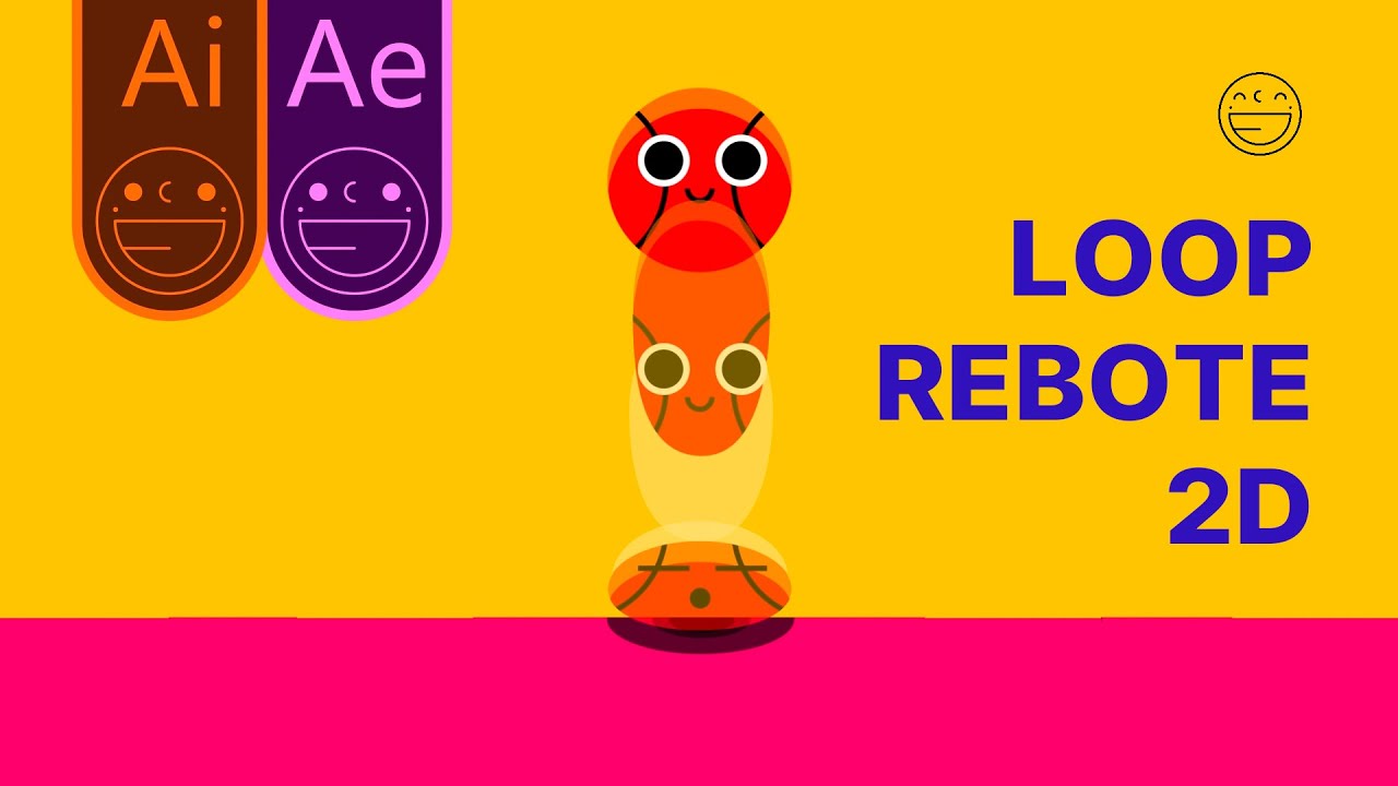 Loop Rebote 2D en After Effects