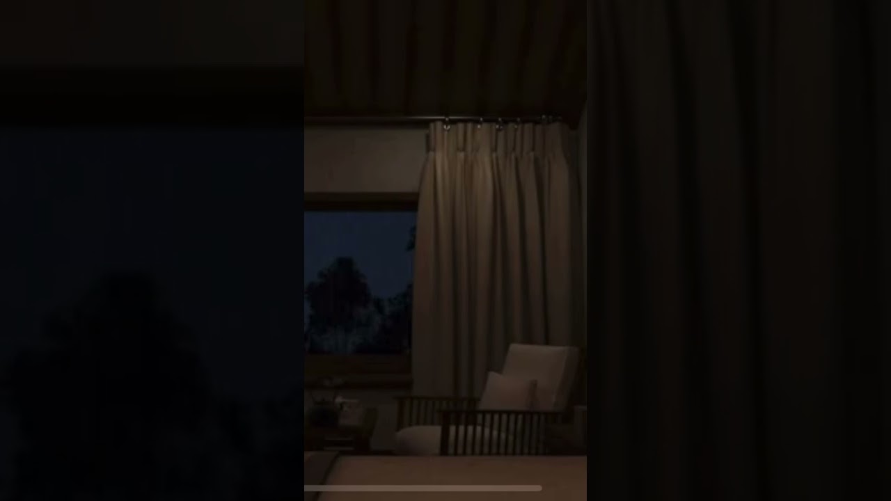 Cozy Room with Rain Sound | Nature Ambience