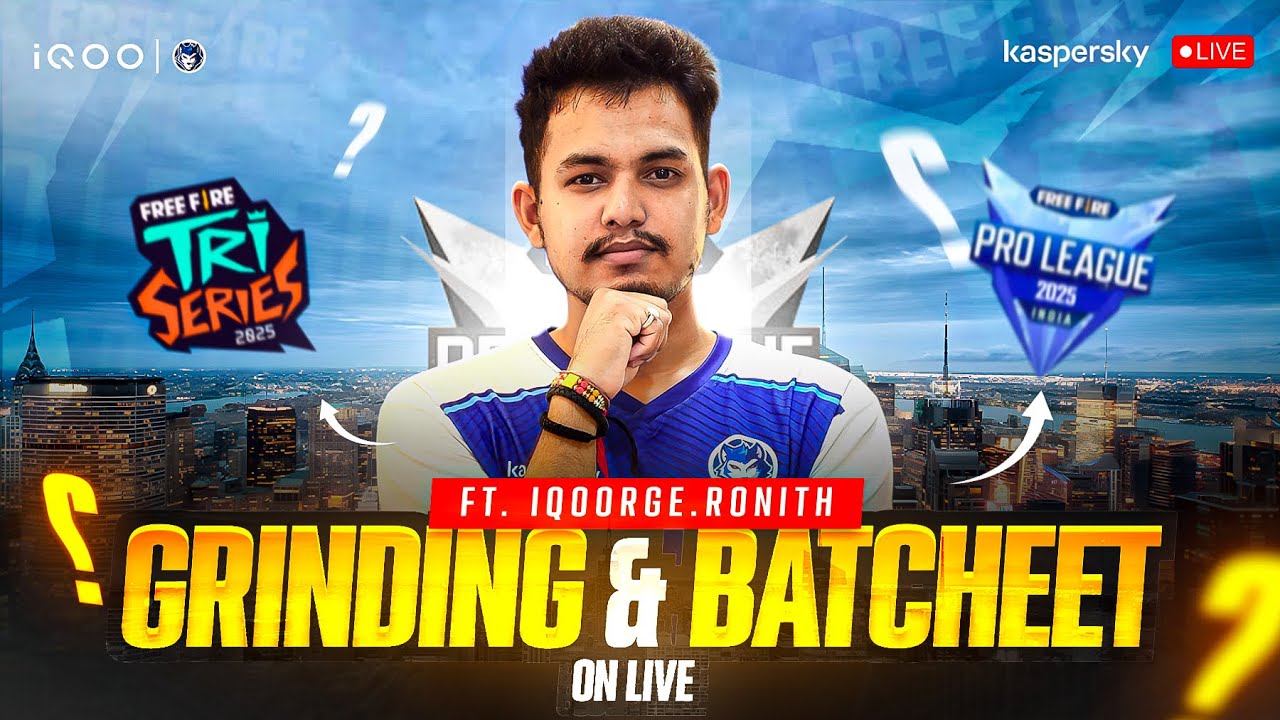 FF PRO PLAYER IS BACK 🌚 || FREEFIRE LIVE🔥 || FT. RGE.RONITH