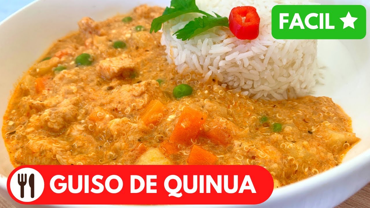 🇵🇪 GUISO DE QUINUA CON POLLO | RECETA PERUANA NUTRITIVA Y DELICIOSA