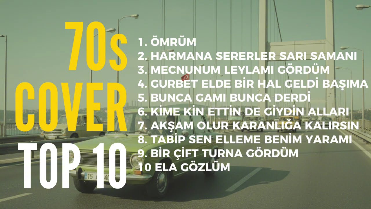 En Sevilen Duygusal Türküler - 70s COVER - TOP 10