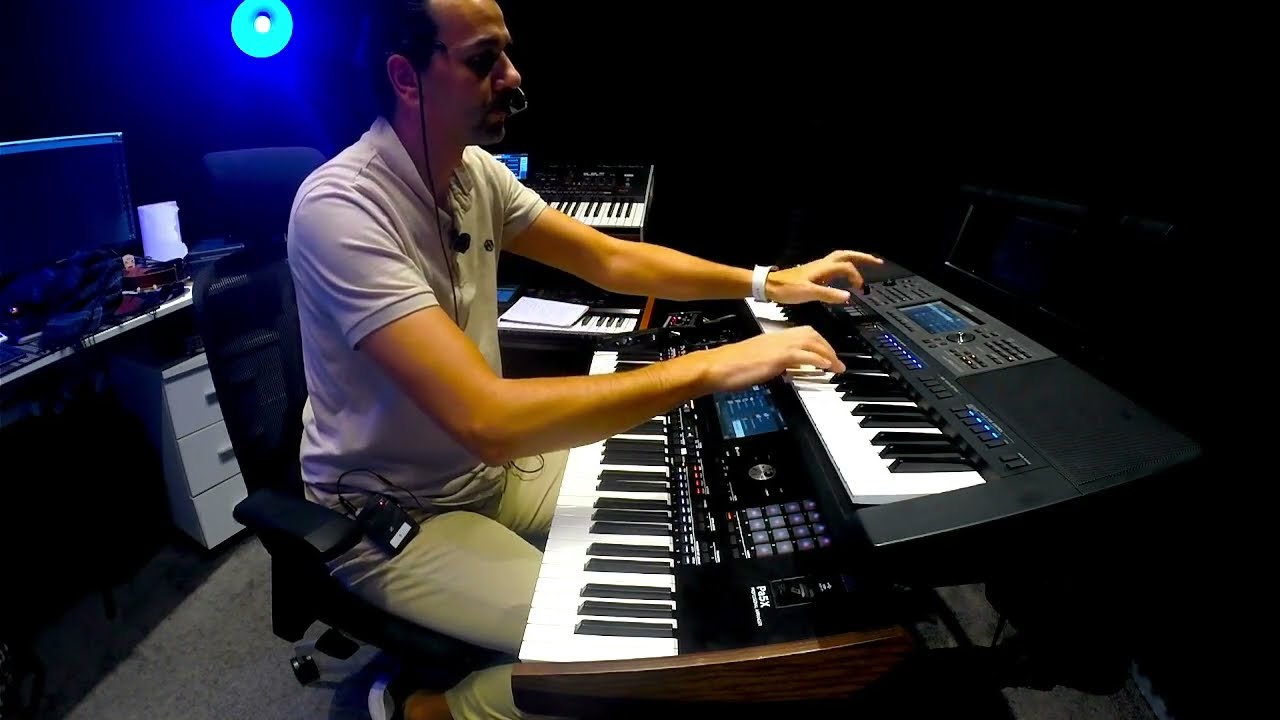 yamaha psr a 5000 accordeon and violon sound