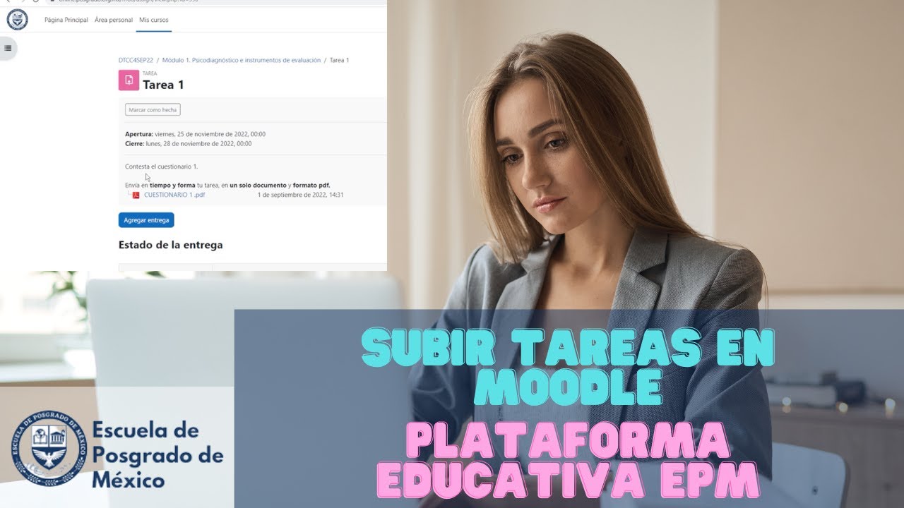 Subir tareas a Moodle EPM - Plataforma Educativa EPM