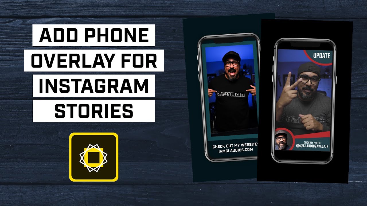 How To Add Phone Overlay to Instagram Stories with Adobe Spark Post