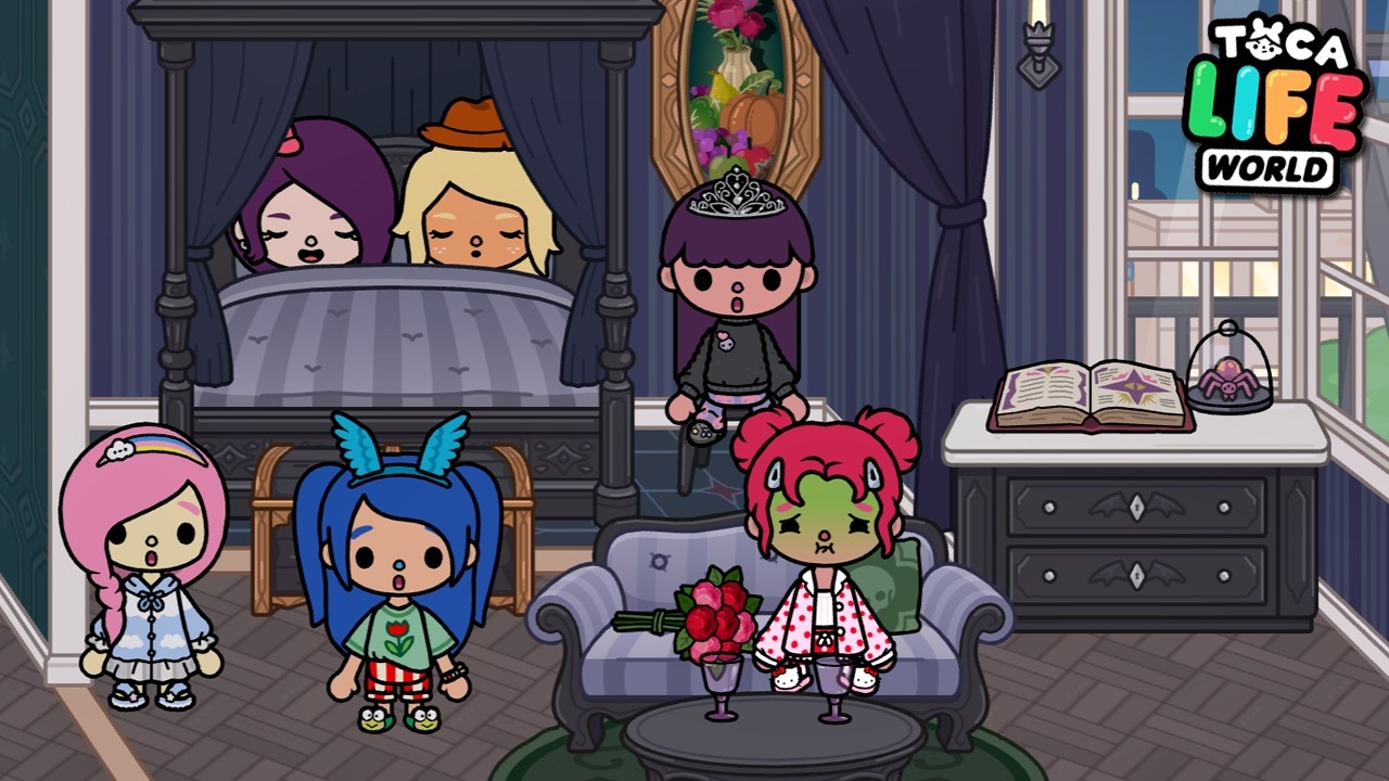 UMA NOITE na MANSÃO ABANDONADA (Toca Boca World) #LuliRarity