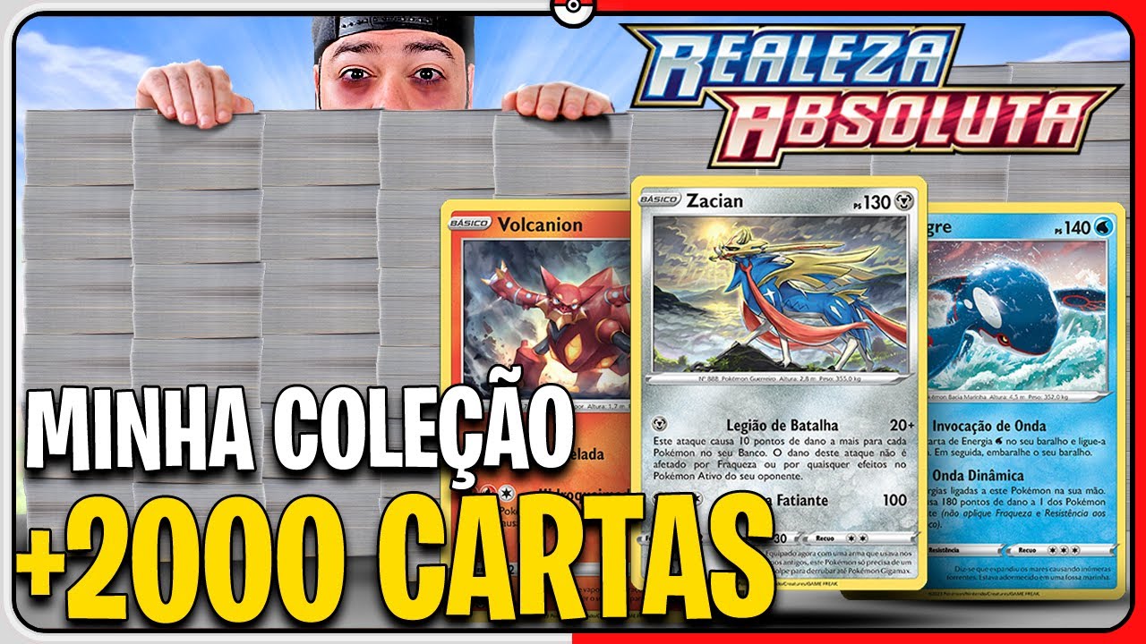 Minha Coleção com +2000 CARTAS da Realeza Absoluta do Pokémon TCG