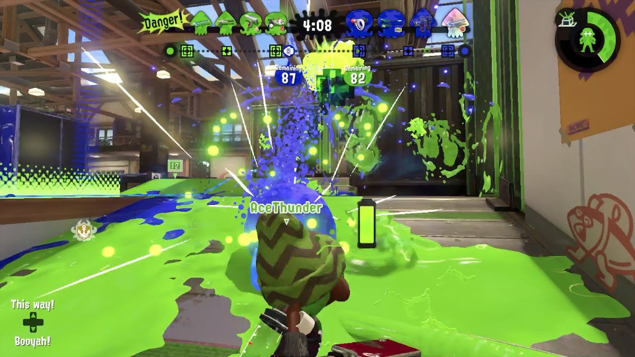 Splatoon 2: Supporting splats in Tigerfest_ Insurrection [17(10)-5, Classic Squiffer]