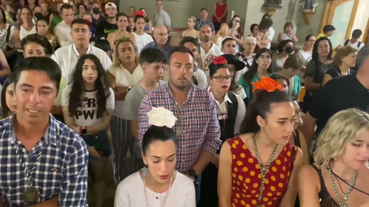 FIN DE LA ROMERÍA DEL ROCÍO EN ELCHE. EL MOMENTO MÁS IMPRESIONANTE Y EMOTIVO. LA ENTRADA