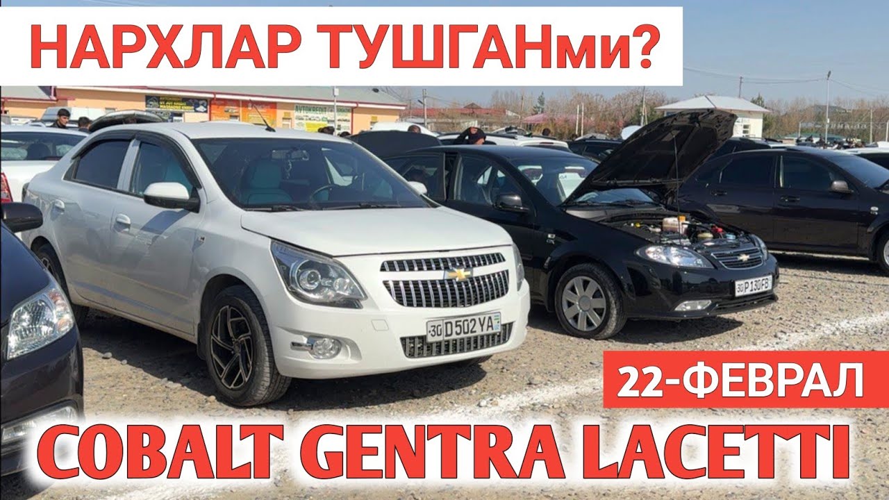 22-FEVRAL COBALT GENTRA LACETTI NARXI TUSHGANmi? SAMARKAND MOSHINA BOZORI САМАРКАНД МОШИНА БОЗОРИ