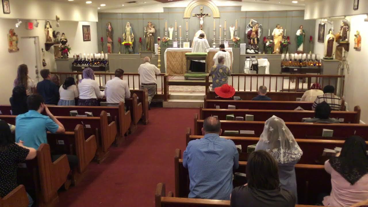 Sunday Mass at noon
