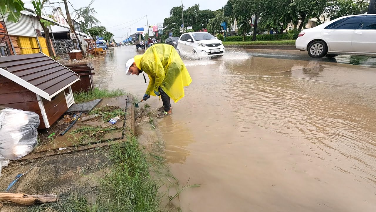 Street Revived After Extreme Drainage Block Removal