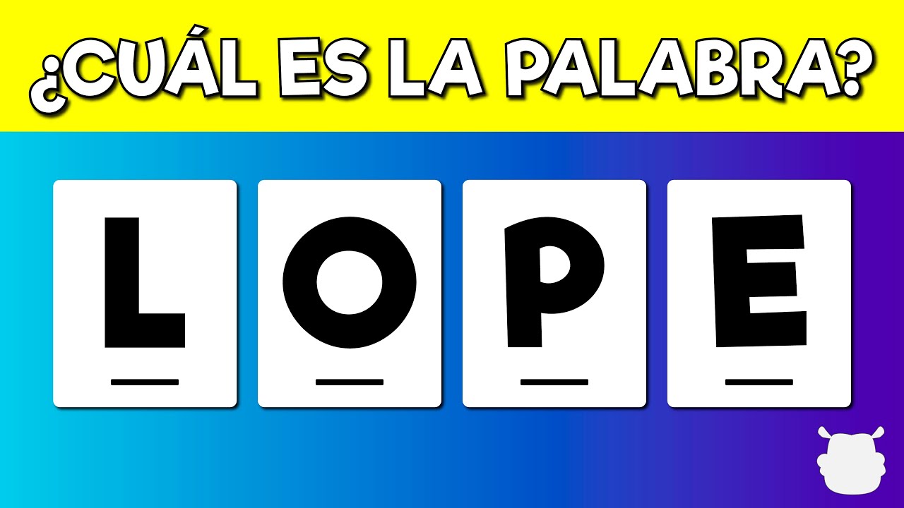 Adivina la palabra con las letras desordenadas 🧐🧠  ¿Cuál es la palabra oculta?