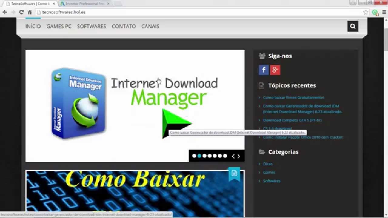TecnoSoftwares - Como baixar e instalar Autodesk Inventor Profissional 2014, 2015 ou 2016 Original!