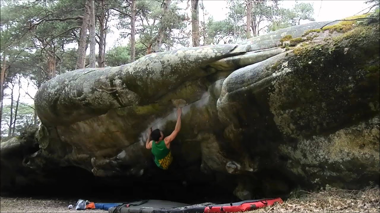 Atomic Playboy, 7C+, Fontainebleau