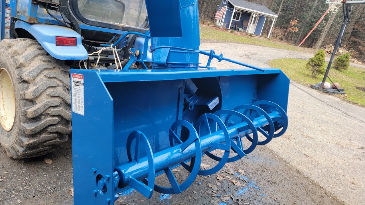 Restoring and Servicing a 3 point snowblower