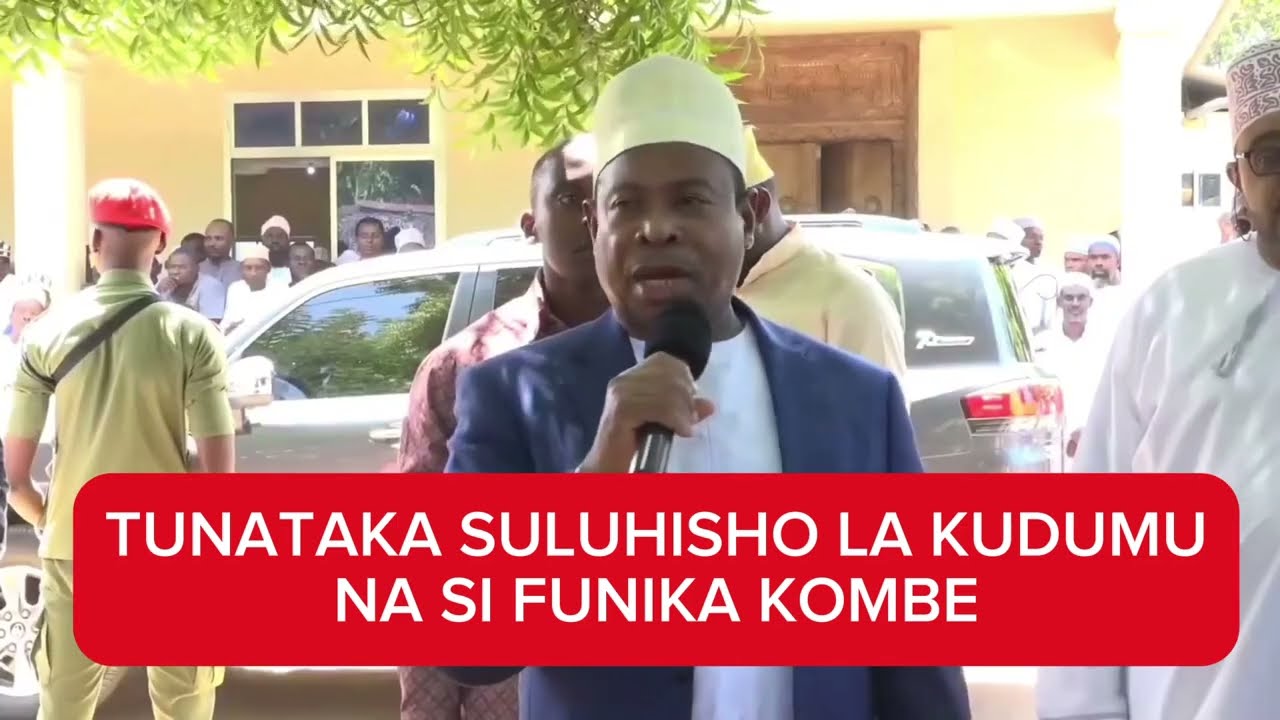 OMO AFUNGUKA KUHUSU GNU, ASEMA HAWAPAPARIKI NA MADARAKA WANATAKA SULUHU YA KUDUMU