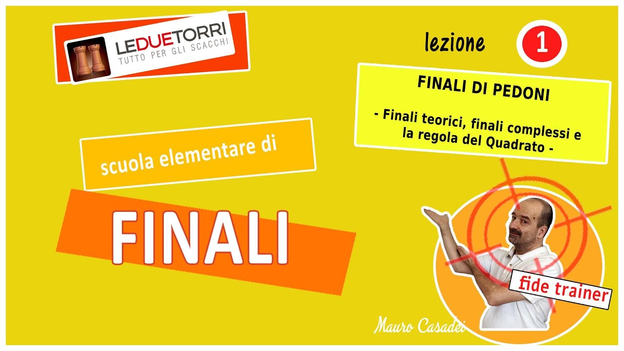 Finali teorici e finali complessi  - #1 - Scuola elementare di Finali