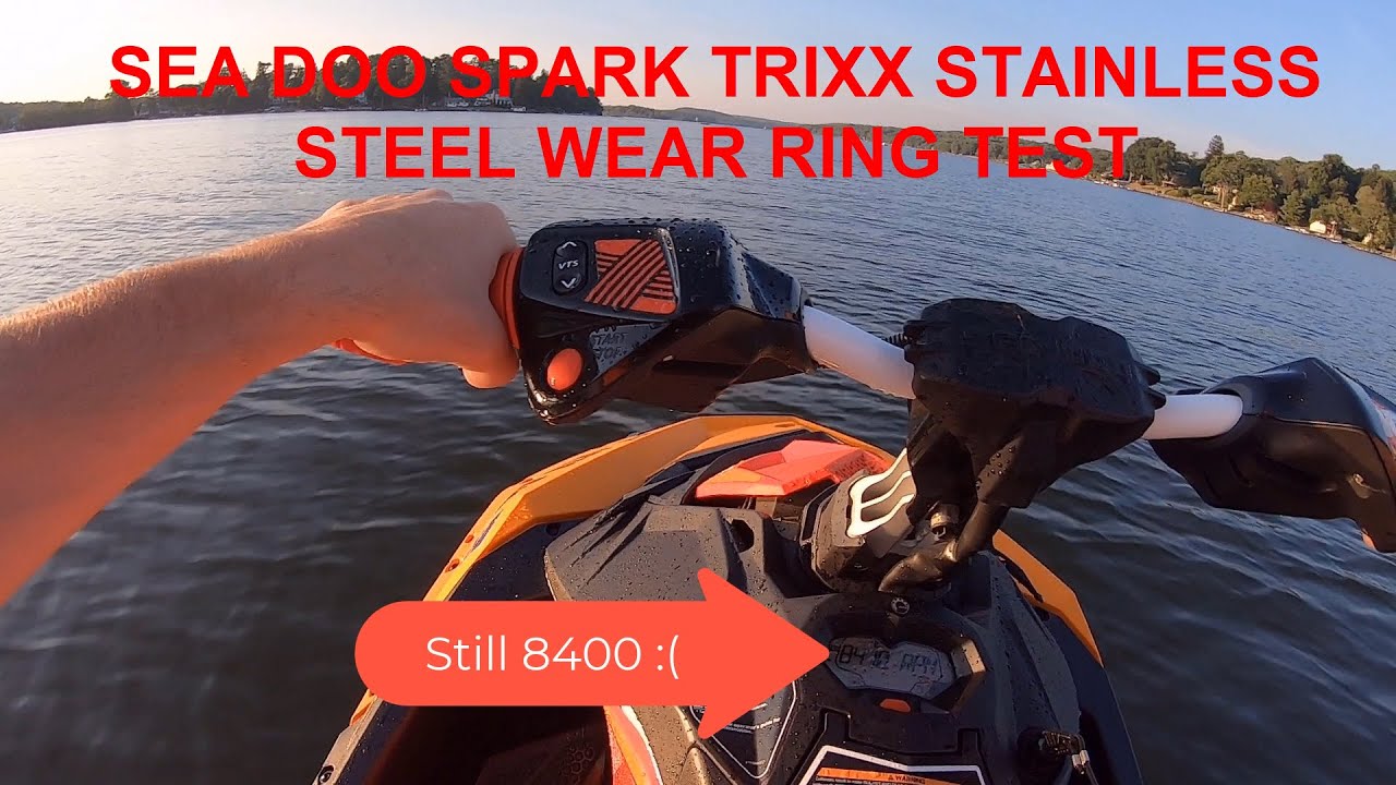 Sea Doo Spark Trixx - Brand New Solas Stainless Steel Wear Ring Full Test!