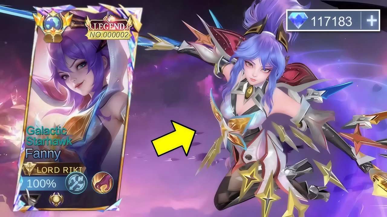 THE 2ND OWNER OF GALACTIC STARHAWK FANNY LEGEND SKIN IS FINALLY HERE!! 😱 (Worth it?!) 