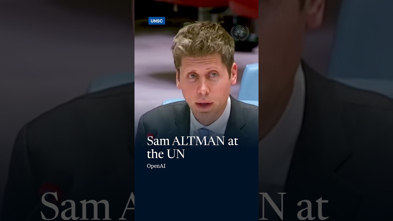 Sam ALTMAN at the UN Security Council