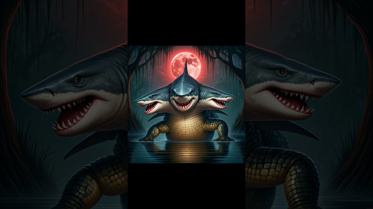 Three Headed Sharks 🦈 + Crocodile 🐊 😱 Mind BlowingCreatures 