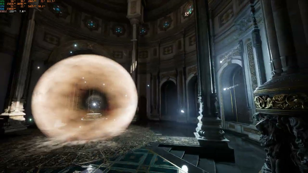 Nvidia Zorah ThroneRoom UE 5.5.4 Test  (2K RTX 4090)