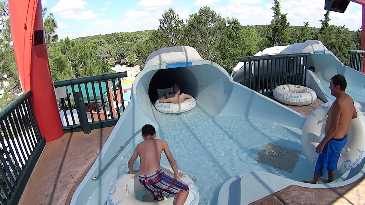 Downhill Double Dipper Water Slide at Disney's Blizzard Beach