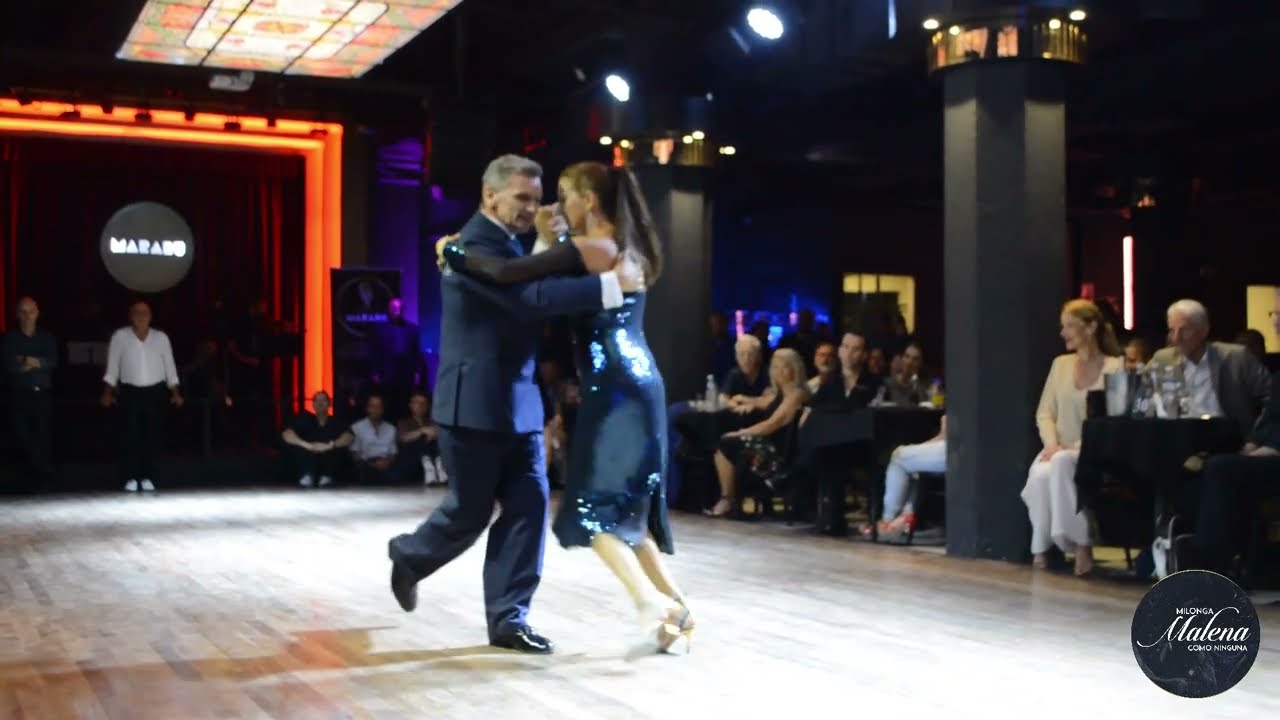 Juan Amaya  & Valentina Garnier en el marco de EsTudo Tango en Milonga Malena 