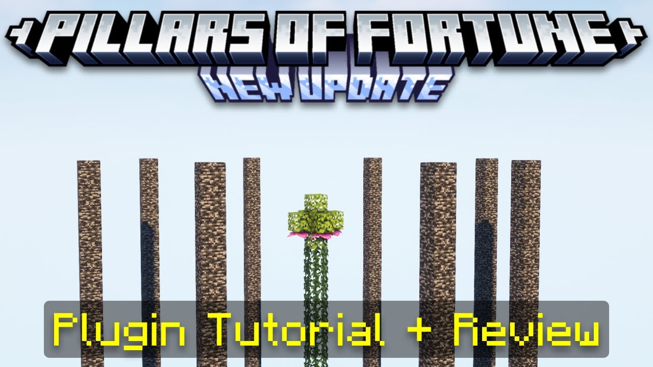 Setup the Pillars of Fortune Plugin On Your Minecraft Server | Tutorial + Review