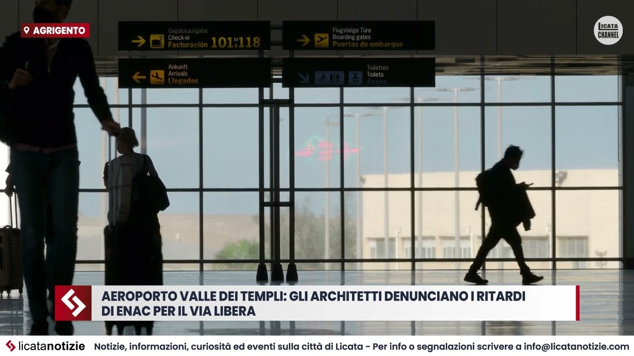 Aeroporto Valle dei Templi, l'Ordine degli Architetti lamenta il ritardo di ENAC