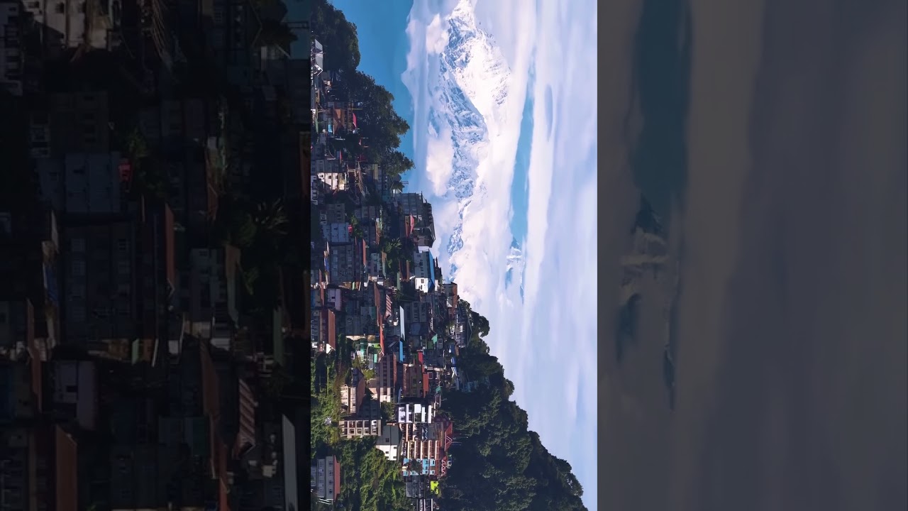 🌄 Best Aerial View of Darjeeling | Stunning Drone Short 4K|| #Darjeeling #DroneView #viral #shorts