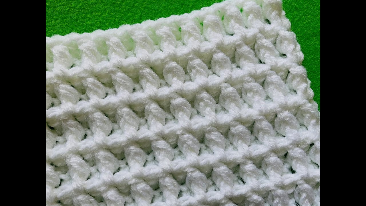 Reversible Crochet Stitch | Crochet Scarf or Blanket Stitch