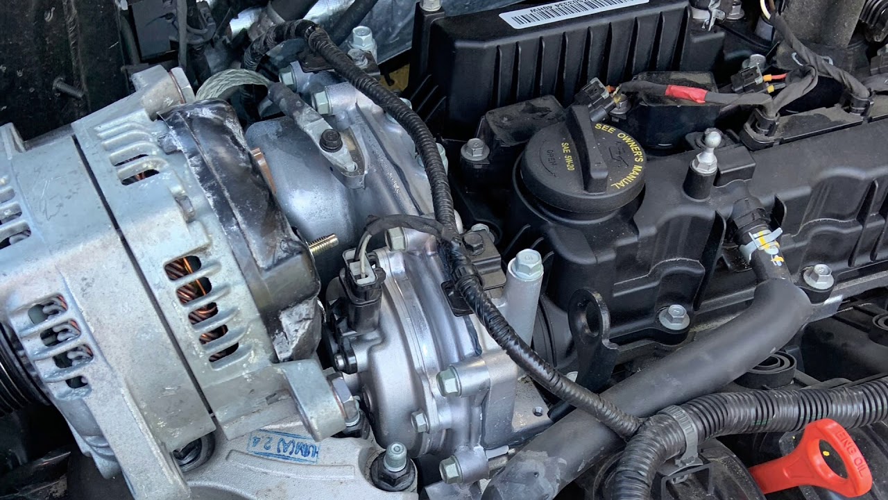 Как заменить генератор на двигателе Kia или Hyundai 2.4L