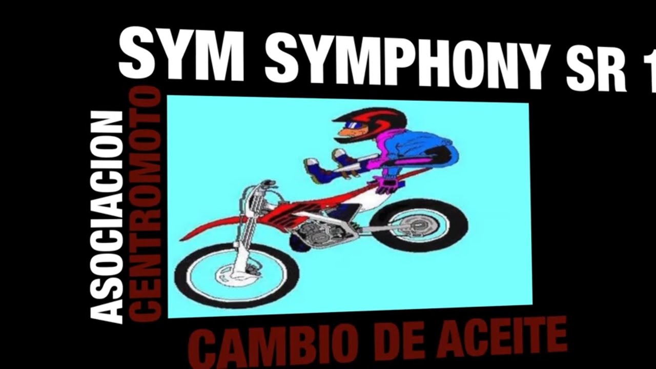SYM SYMPHONY 125 CAMBIO DE ACEITE