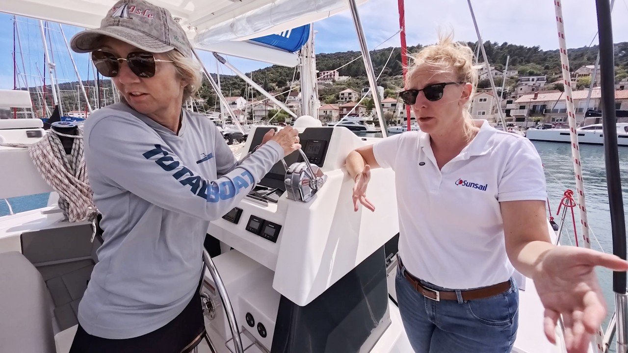 Learning to sail a catamaran in Croatia.  |   Ep166