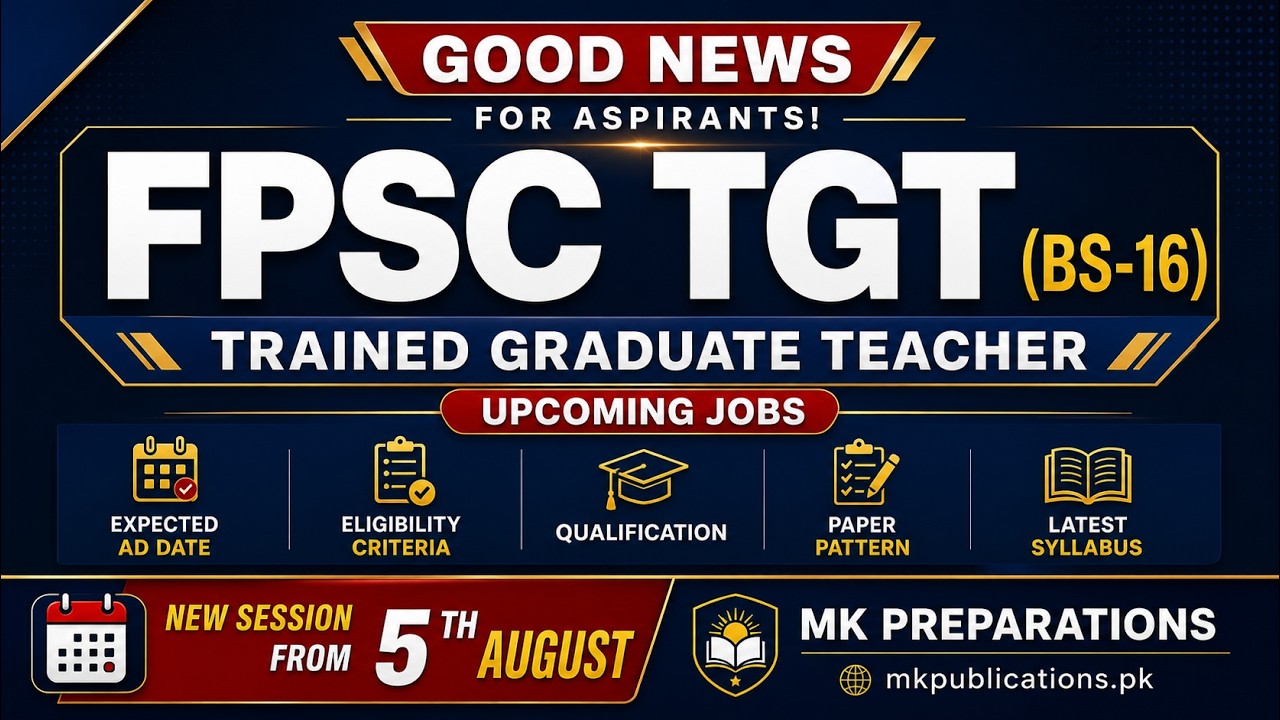 FPSC TGT Test Preparation Session | Pedagogy, English, Syllabus, MCQs & Solved Past Papers